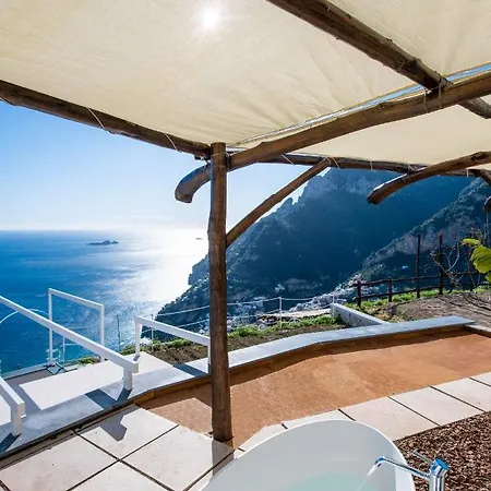בית נופש La Tagliata Spectacular Jacuzzi Tub Amazing View And Private Parking Garage פוזיטנו