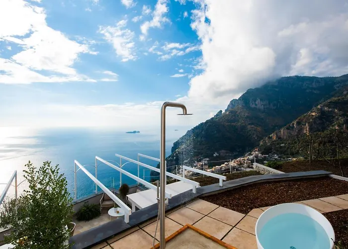 La Tagliata Spectacular Jacuzzi Tub Amazing View And Private Parking Garage Positano